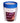 5 Panel Rapid Drug Test Cup, CLIA Waived, front view with blue screw-top lid